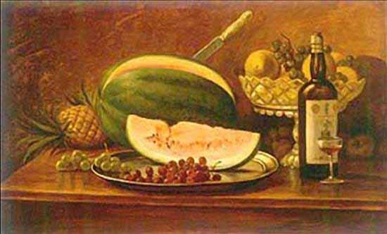 Benedito Calixto Fruit and wine on a table China oil painting art